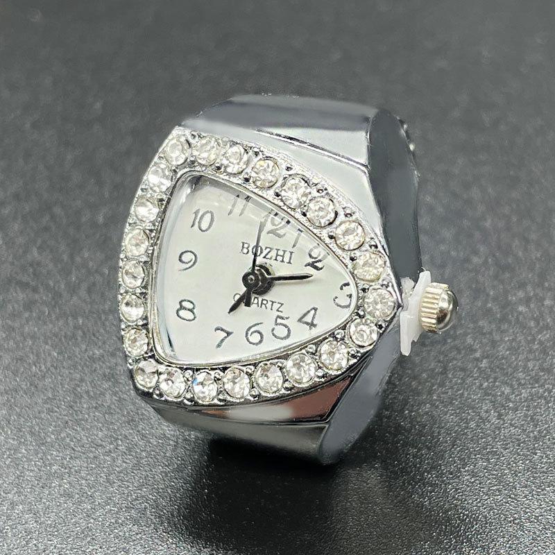 Watch Ring For Men Women Finger Quartz Jewelry Stainless Steel Ring Lover Pair Watches
