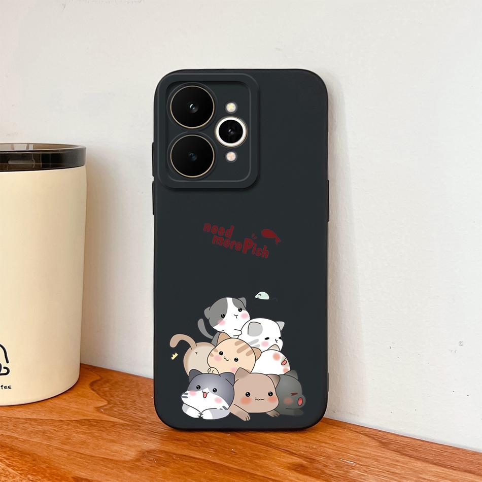 Мультяшный чехол для Realme 15 Pro, милый динозавр, жидкий силикон, защита камеры, задняя крышка, мягкие чехлы для телефона для Realme 15Pro 5G