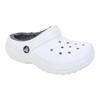 Crocs Classic Lined Casual & Comfortable Warm Kids' Slippers White Grey Kids' Style