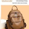2024 Women's Fashion Large Capacity Leather Backpack & Shoulder Bag