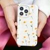 Чехол для телефона для iPhone 11 Pro Max 15 Plus 16 17 Air 14 13 12 Амортизирующий Тонкий Красивый чехол с маленькими ромашками