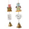 Resin Wind Chime Copper Bell Crafts Garden Home Outdoor Hanging Decor Craft Gift Ornament Car Bedroom A Durable Easy Inst
