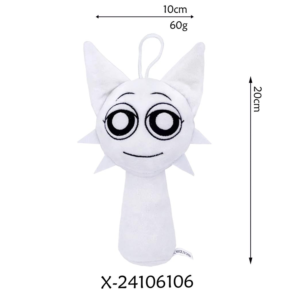 Нетоксичная плюшевая игрушка Sprunki Мистер Фан Компьютерный Спранки Плюшевая игрушка Мягкая игрушка Игры ужасов Мультяшная подушка Набитая кукла Рождество Для подарков на день рождения