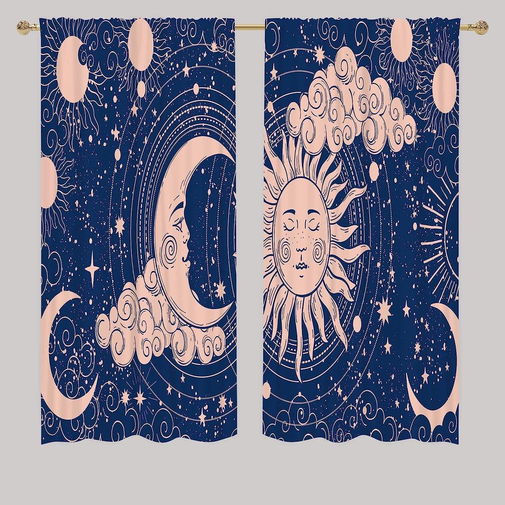 Spring White Floral Butterfly Curtain for Adult Children Bedroom Decoration Living Room Hanging Cloth Treatment Curtains