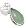 Aquamarine Gemstone Handmade 925 Sterling Silver Jewelry Pendant 2.05" M7E38