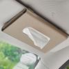 Car Tissue Holder, Car Sun Visor Napkin Case, Multifunctional PU Leather Back Seat Tissue Box Tissue Bag For All Models