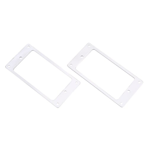 Set of 2 Pickup Frames, Guitar Pickup Rings, Easy to Use, Decorative, Metal, Stable, Deformation Resistant, Replacement Accessories for Musical Instru