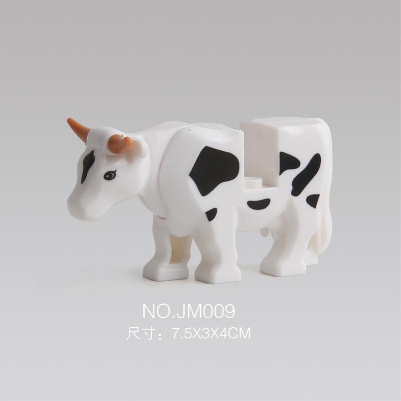 Фигурки животных Динозавры Тигр Акула Волк Обезьяна Жираф Фигурка динозавра Модель Строительные блоки Игрушки для детей Подарки для детей