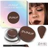 18-Color Cream Pigment Makeup Set with Brush & Brow Spoolie – Multi-Purpose Eyeshadow, Eyeliner, Brow, Face Paint & Hair Dye – Vibrant, Waterproof,