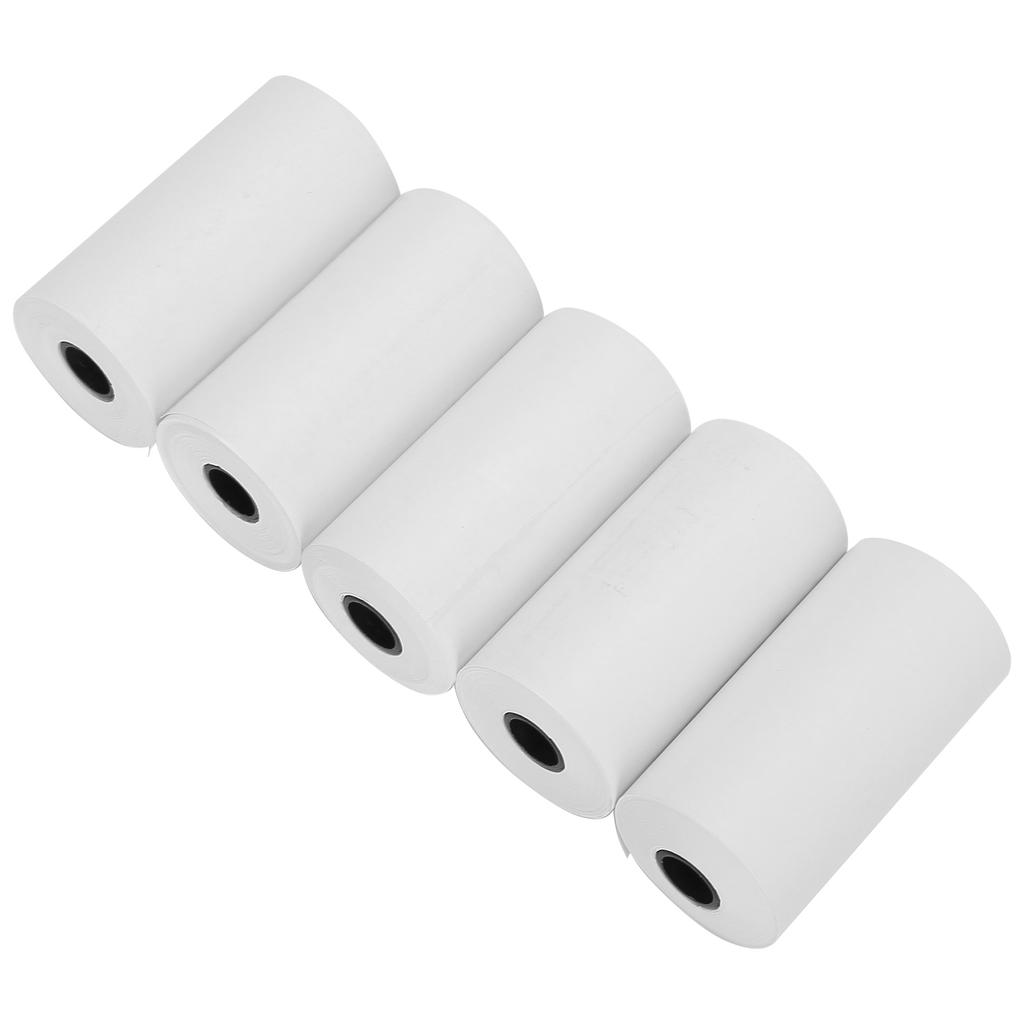 5 Rolls Thermal Receipt Paper Roll Thermal Paper for Office Machine Small Printer