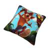Decorative Pillow Covers Crashs Bandicoots Cartoon Stuff Seat Video Game Pillow Case Cover Square Multi Size