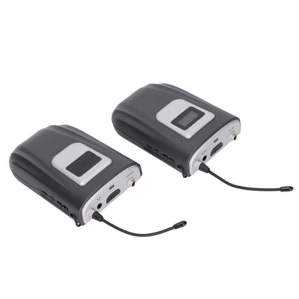 Беспроводная петличная микрофонная система Уличная радиоконденсаторная микрофонная система для видеоблога Мобильный телефон