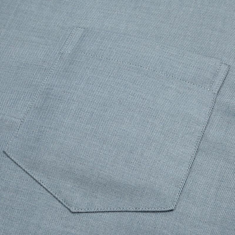 ROMON Мужская рубашка с длинным рукавом из смесовой шерсти в стиле business casual