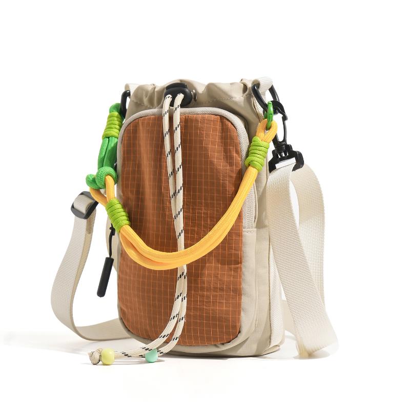 Dopamine Crossbody Water Bottle Bag 2026 Waterproof Large Capacity Phone Holder for Walking Picnic Beach Trips