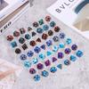 Multicolor Multifaceted Leisure Entertainment Toys Game Accessory Party Supplies Two-color Dice Set