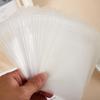 50Pcs Frosted Transparent Card Sleeve Storage Bag Card Photo Protector Trading Cards Shield Cover Packing Bag Ziplock Bag