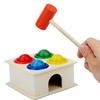 Монтессори деревянная игра с молотком, игра с мячом, игрушки для детей, игра с молотком для раннего обучения, детская развивающая игрушка для детей