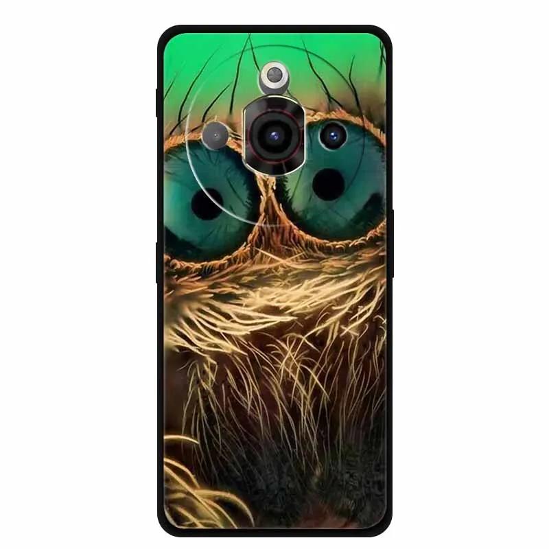 Чехол для ZTE Nubia Focus Pro 5G Мягкий бампер для Nubia Focus Pro Черные силиконовые чехлы для телефона Nubia Focus Pro 5G Защитный чехол