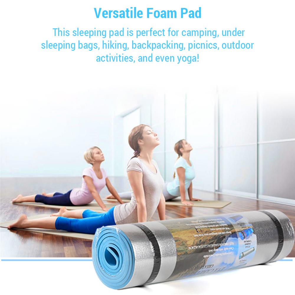 Foam Sleeping Mats for Camping Lightweight  Comfortable Sleep Mat with Anti Slip Texture for Hiking Picnics and Outdoor