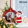 with Hanging Ropes Photo Frame Wooden Xmas Tree Decorations Picture Ornaments for Christmas Tree