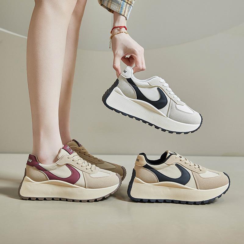 2024 Spring Korean Forrest Gump Women's Platform Sneakers, Heightening Sports Casual Shoes BN001