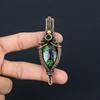 Ruby Zoisite Pendant Gemstone Jewelry, 999 Copper Wire Wrapped Handmade Pendant, Latest Design Jewelry