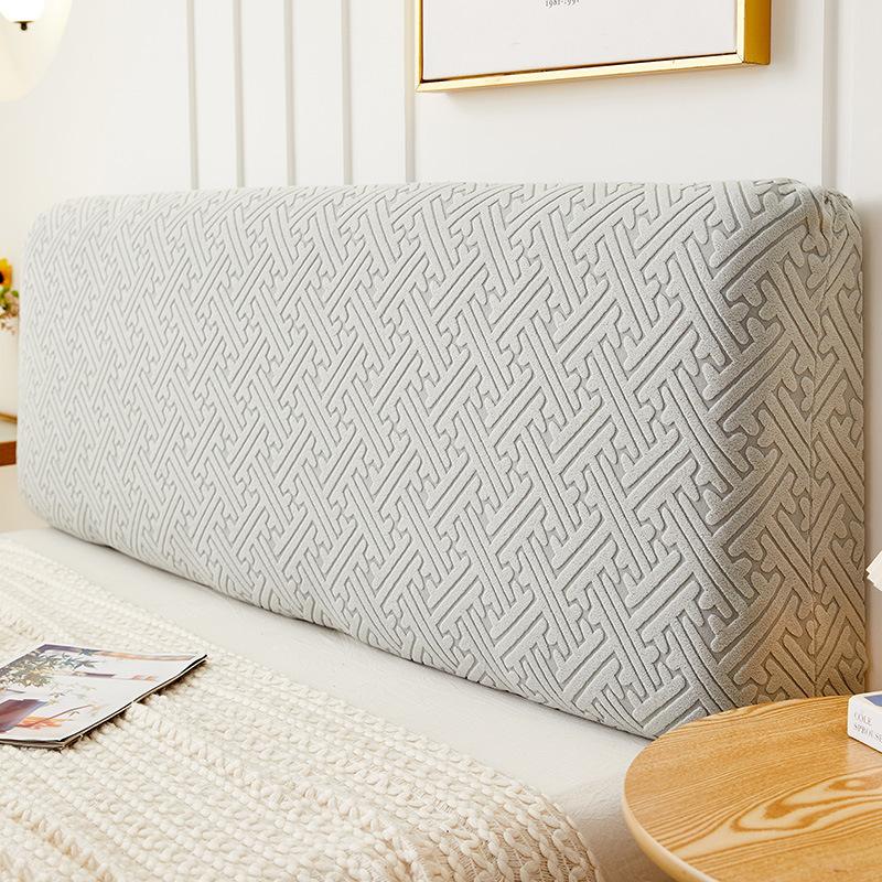 Headboard Covers, Stretch Bed Headboard Slipcover, Dustproof Protector Cover for Linen Fabric Tufted Upholstered Headboard