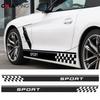 Мотоциклетная спортивная наклейка Боковая полоса Юбка Авто Виниловые полосы на двери Графическая наклейка Боковая часть кузова для украшения автомобиля Тюнинг Аксессуары