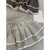 Summer Y2k Skirts Women's Clothes High Waist Lace A-line Jupe Fashion Sweet Saia Tunic Mini Skirt 2024 Faldas Mujer De Moda