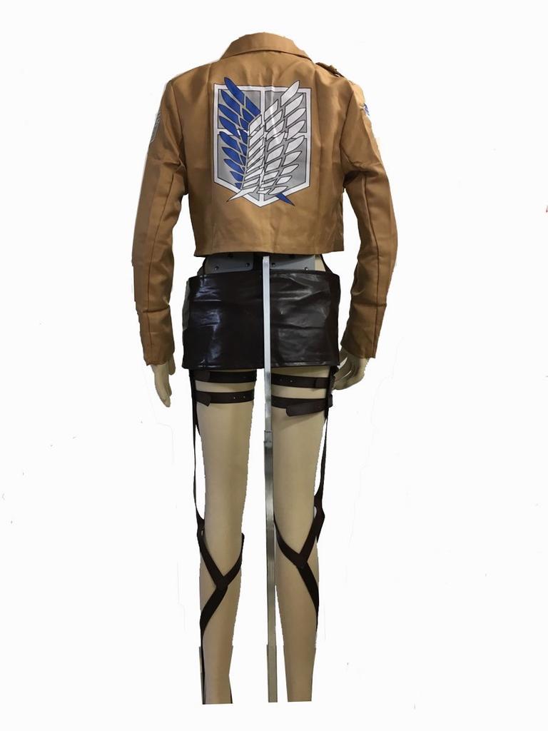 Атака титанов Survey Corps полный пояс куртка поясной комплект из 3 предметов косплей костюм унисекс один размер подходит большинству