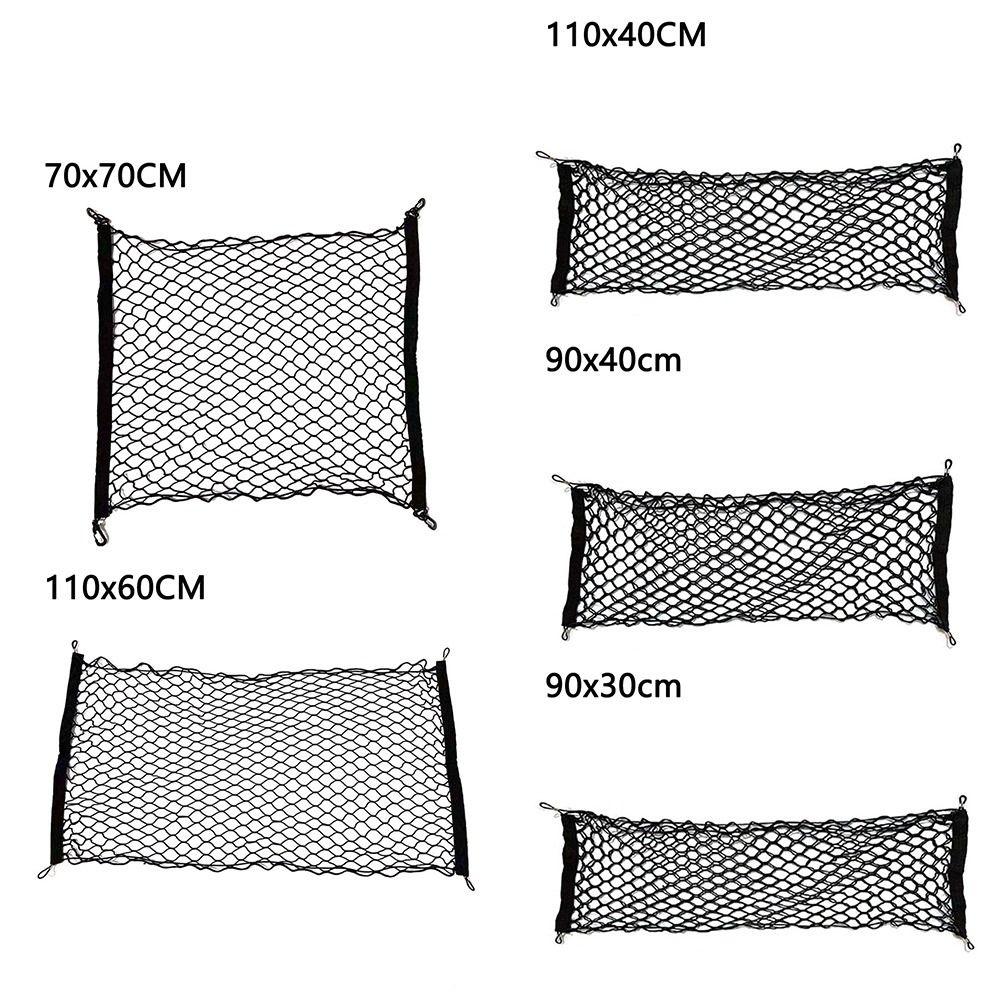 Карманный сетчатый карман для фургона, грузовика, украшение для салона автомобиля, органайзер для хранения багажа, сетка для багажника автомобиля