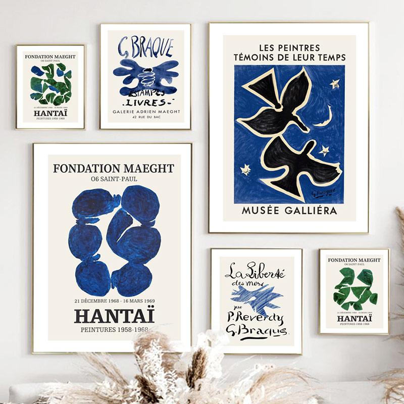 Жорж Брак Симон Хантай галерея плакаты на скандинавскую тему и принты настенные поп-арт холст картины настенные панно для декора гостиной