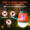 1 Electronic Mosquito Control Bulb USB Rechargeable, Waterproof LED Bulb Mosquito Killer