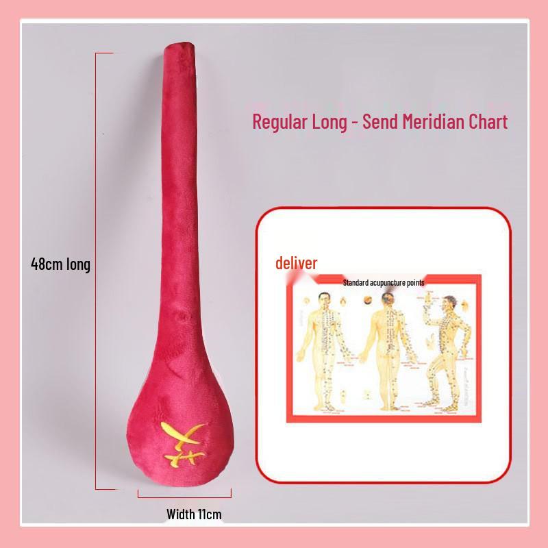 Массажный молоток по меридианам с полынью для здоровья и мокса-терапии