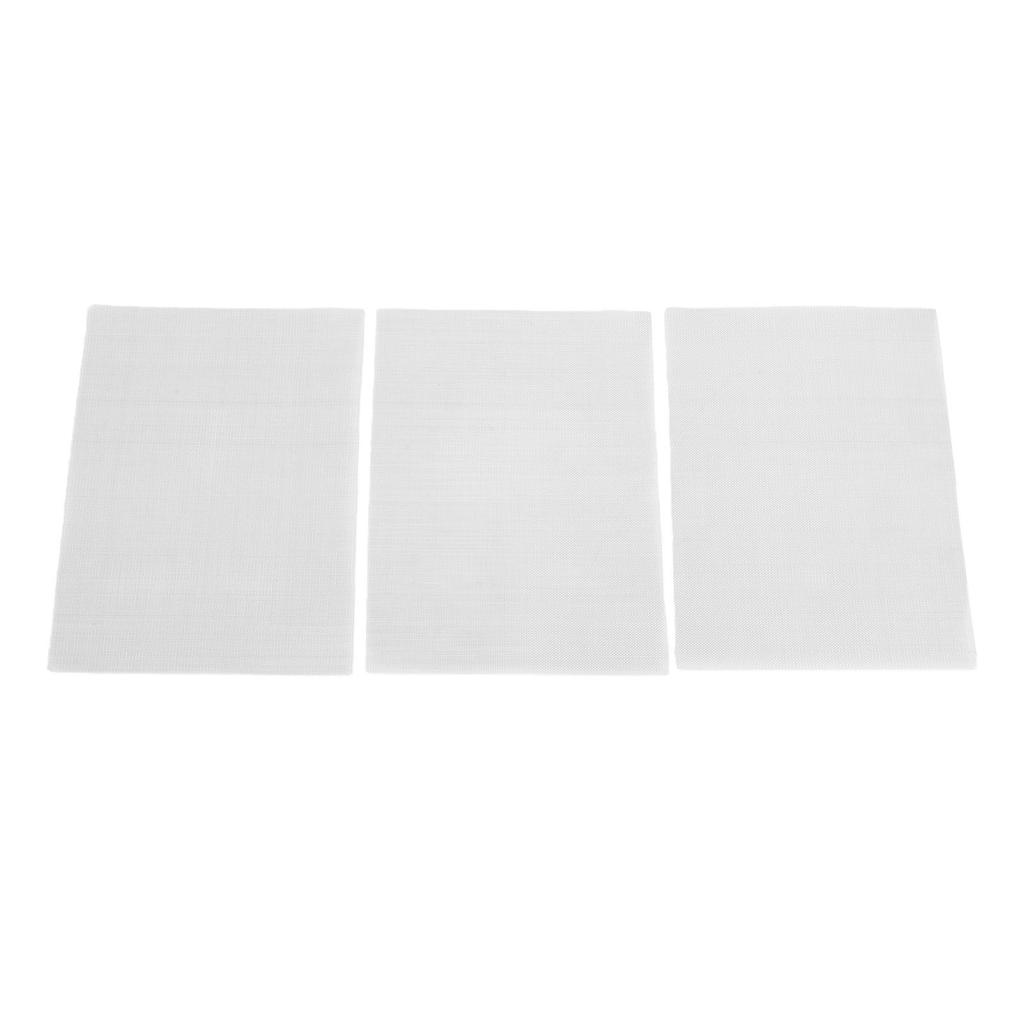 3 шт. Сварочная сетка 15x20 см, режущаяся, пластиковая армирующая, из нержавеющей стали, для ремонта бампера автомобиля, каяка