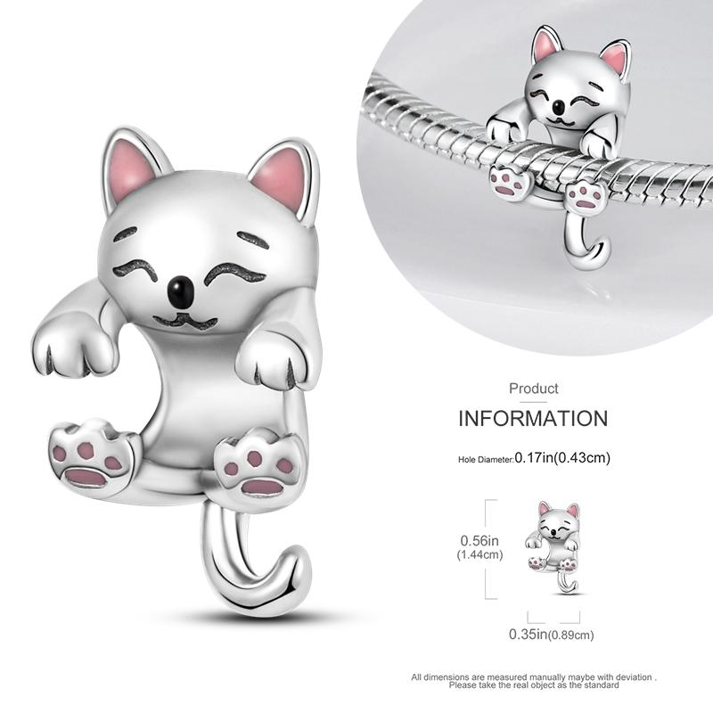 Copper Charms Beads Perfume Animal Butterfly Pendants Fit Original Bracelet Diy Jewelry