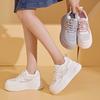 Женская обувь весна и лето женские кеды спортивная платформа повседневные папины кроссовки женская сетчатая дышащая внутренняя высота увеличивающая белая обувь
