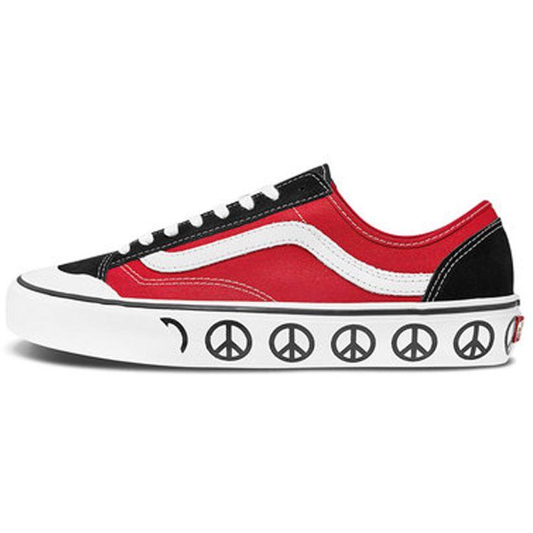 Vans Style 36 Decon Sf Low Top Skate Shoes Unisex Sneakers Black Red VN0A3MVL222