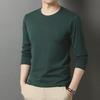 Men's Trendy Autumn/Winter Long-Sleeve Printed Crew Neck Casual T-Shirt.