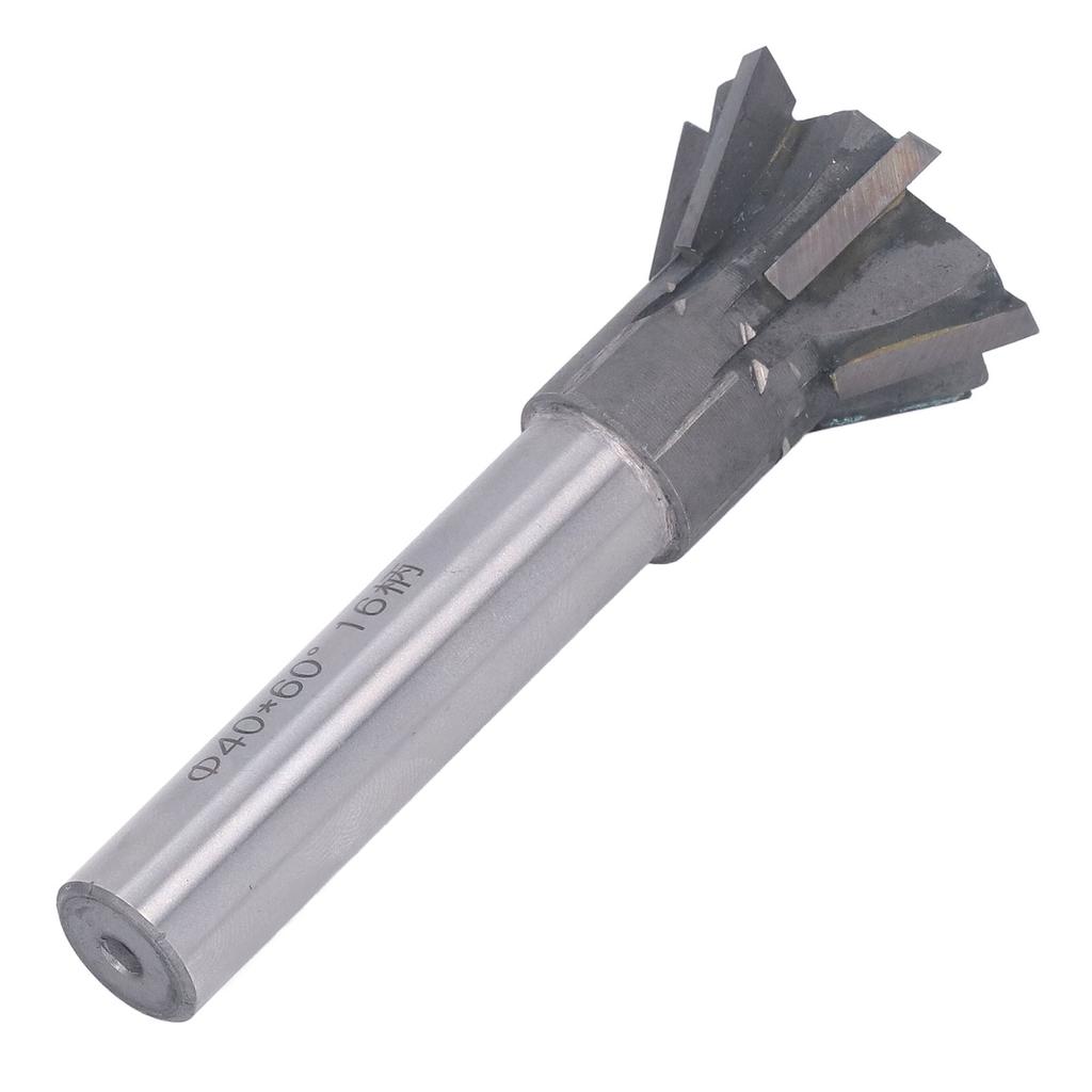 Фреза ласточкин хвост 60 градусов 6 зубьев Высокая скорость сверления Твердосплавная фреза с универсальным хвостовиком