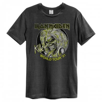 Amplified Футболка унисекс для взрослых Killer World Tour 81 Iron Maiden