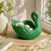 Handmade Swan Shaped Storage Tray Elegant Swan Organizer Swan Shaped Key Holder  Office Decor