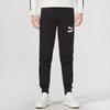 Puma Colorblock Drawstring Knit Joggers Men Bottoms Black 620580-01