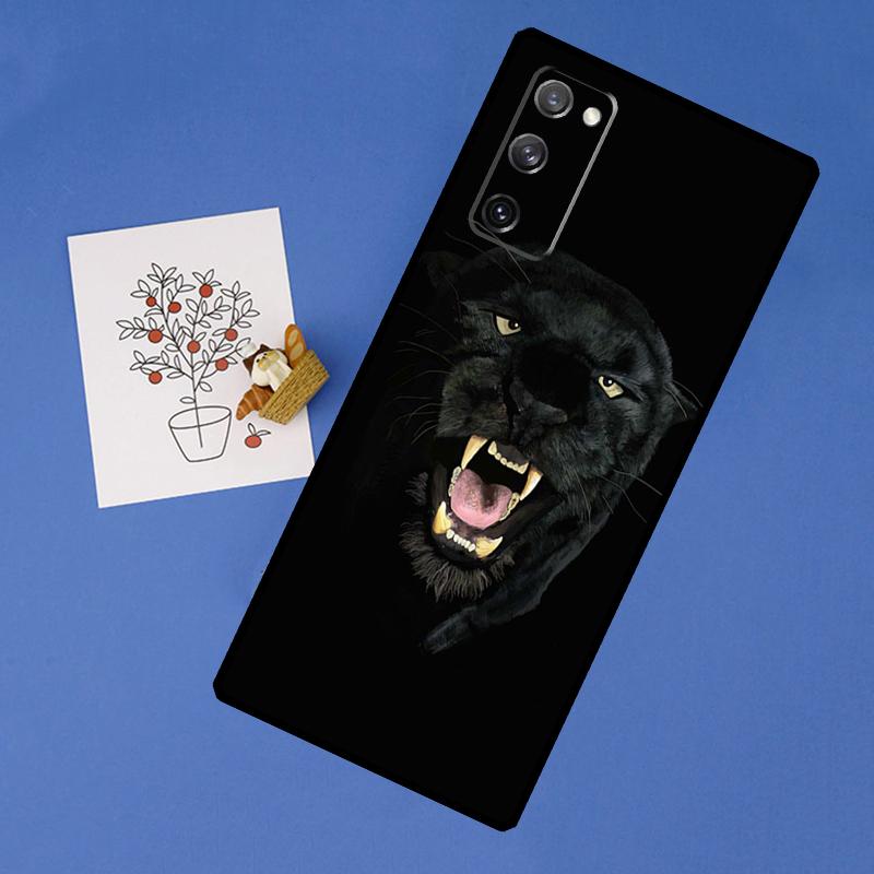 Animal Panther Phone Case For Samsung Galaxy S25 Ultra S9 S10 S20 S21 S22 Plus S24 FE S23 Ultra Back Cover