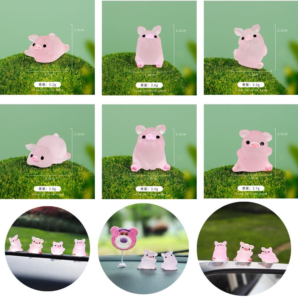mental body cota car interior cute car accessory & decoration, ornament, (pig)