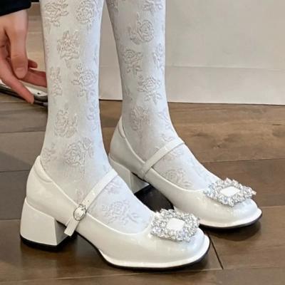 2024 Новые Горячие Продажи Женская Обувь Японский Студенческий Стиль Туфли для Униформы Женская Британская Женская Обувь Мэри Джейн Высокие Каблуки