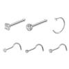 Disposable Sterile Nose Rings Stud Piercing Unit Earring Kit Set Gun Tool