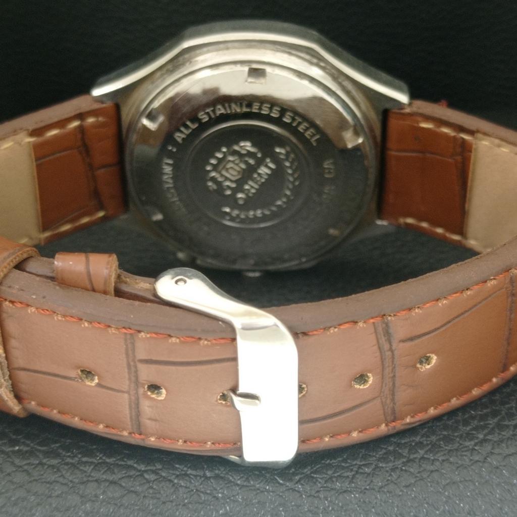 ЯПОНИЯ ВИНТАЖНЫЕ ORIENT CRYSTAL 46941 АВТОМАТИЧЕСКИЕ МУЖСКИЕ ЧАСЫ С ОРИГИНАЛЬНЫМ ЦИФЕРБЛАТОМ a706956-1