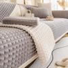 Thickened Facecloth Sofa Cushion New Winter Thickened Cushions Non-slip Sofa Cover Cover Plush Cover Cloth Towel