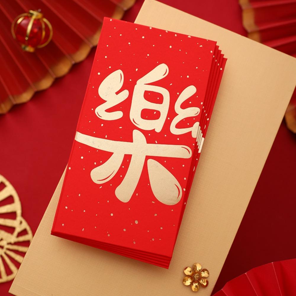 10 Pieces Chinese Style Red Packets 17*9cm Cash Gift Envelopes Red Envelopes  Festival Celebration